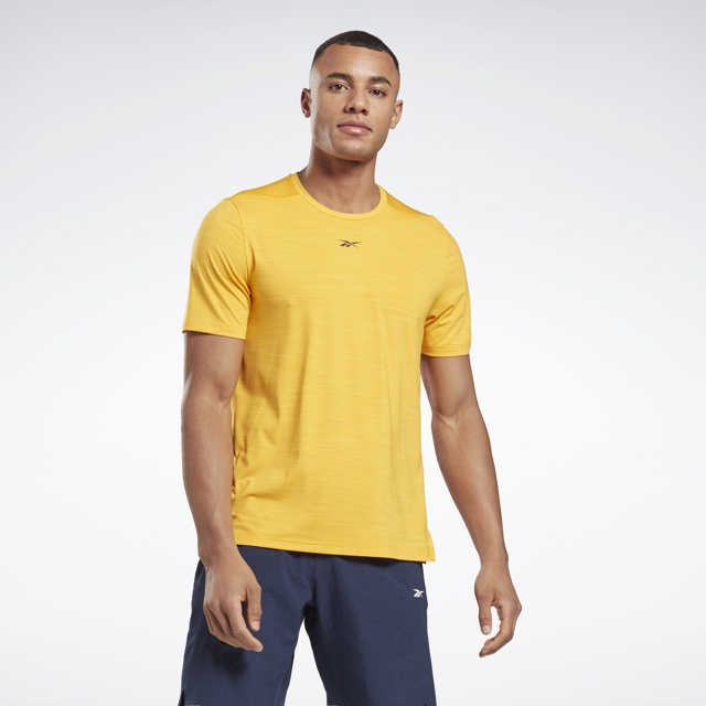 Reebok TRAINING Áo thun Thời trang Nam Ts Active Solid Move Tee Màu vàng GS6590