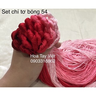 SET CHỈ TƠ BÓNG 54 (190gam)