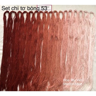 SET CHỈ TƠ BÓNG 53 ( 160gam)
