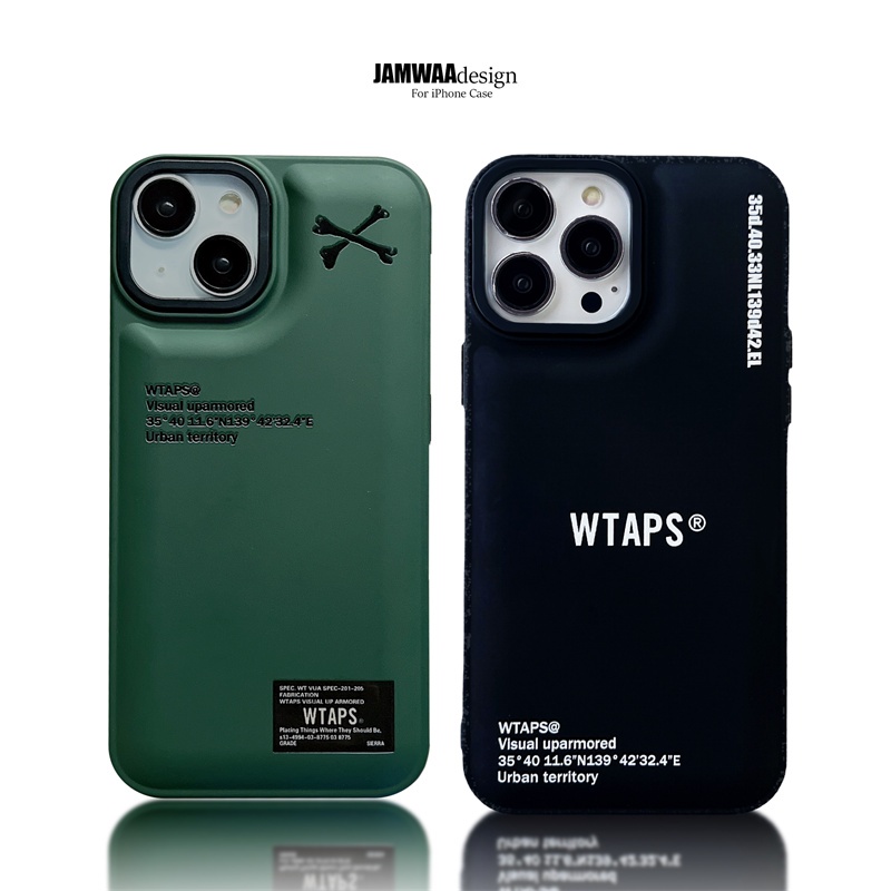 Ốp Điện Thoại TPU Silicon Chống Sốc In Logo Wtaps Cao Cấp Cho iPhone 11 12 13 14 Pro Max X XS Max XR