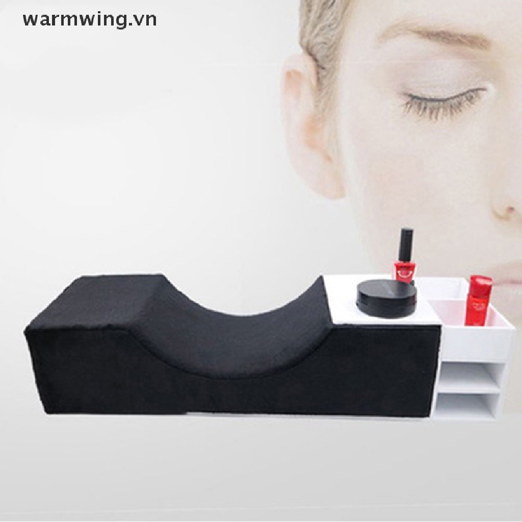 Gối Nối Lông Mi Bằng Nỉ Kèm Giá Đỡ Tiện Dụng Cho Salon