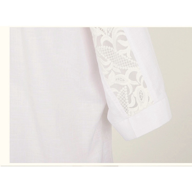 Áo Sơ Mi Chiffon Tay Lửng Dáng Rộng Thời Trang Mùa Hè 2023 Mới Dành Cho Nữ