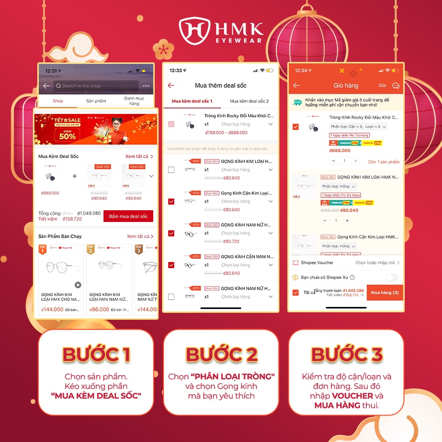 GỌNG KÍNH KIM LOẠI NAM NỮ PHONG CÁCH TRẺ TRUNG DÁNG TRÒN - SALEKL8097