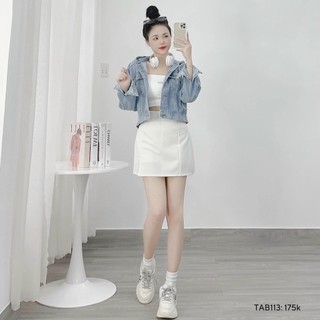 ÁO KHOÁC JEANS CROPTOP (KÈM VIDEO HÌNH THẬT)