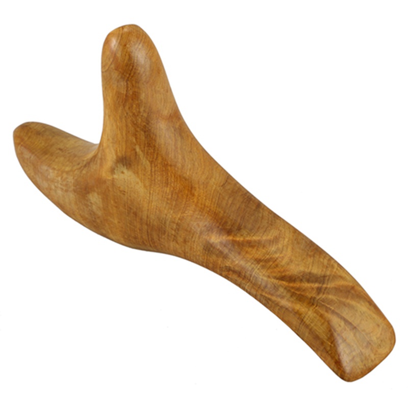 Dụng Cụ Mát Xa Chân / Cổ / Cơ Thể Bằng Gỗ Hình Tam Giác Giúp Lưu Thông Máu Và Đốt Cháy M