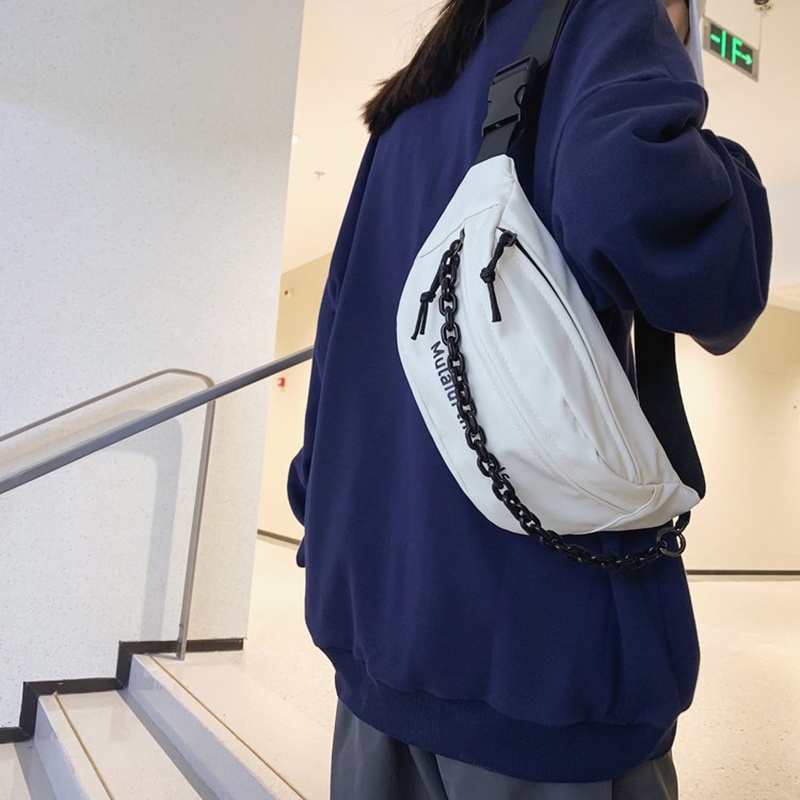 Túi đeo vai IELGY chất vải canvas cao cấp thiết kế đơn giản dễ phối đồ cho nữ