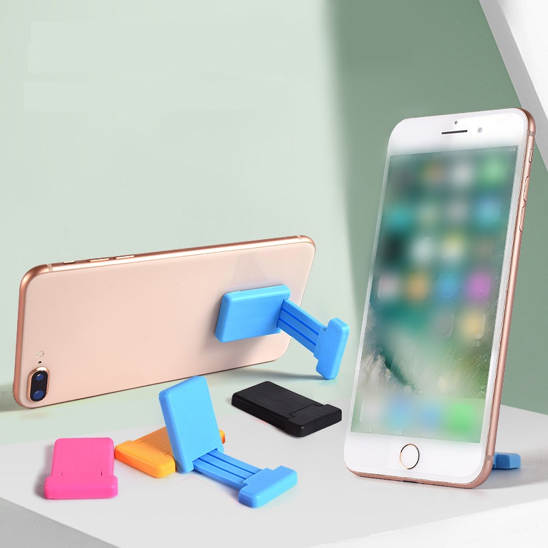 1 Giá Đỡ Điện Thoại Mini Để Bàn Bằng Nhựa Màu Kẹo Ngọt Có Thể Thu Gọn