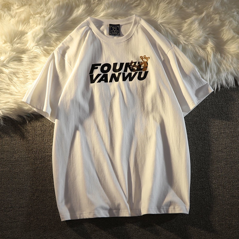 NRVP Áo Thun Tay Ngắn In Hình Thời Trang Đường Phố Hàn Quốc Mới Cho Nữ