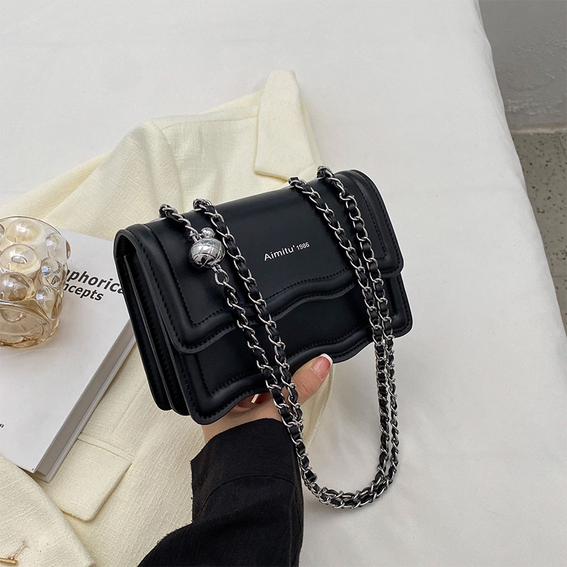 Túi Đeo Chéo Màu Trơn Phong Cách Thời Trang Đơn Giản Cho Nữ