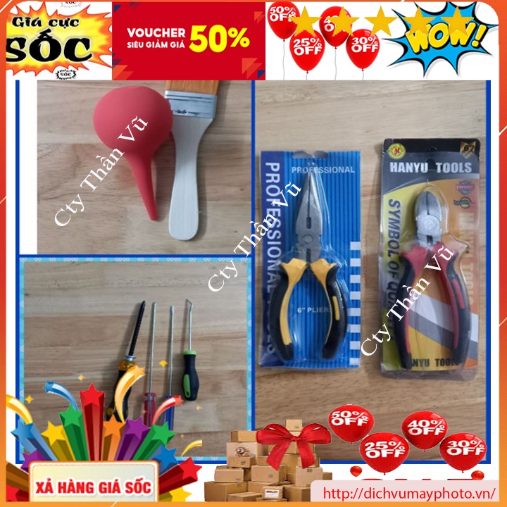 Bộ đồ nghề nạp mực máy in dùng cho anh em thợ bền đẹp giá rẻ chất lượng tốt Kholinhkienmayin