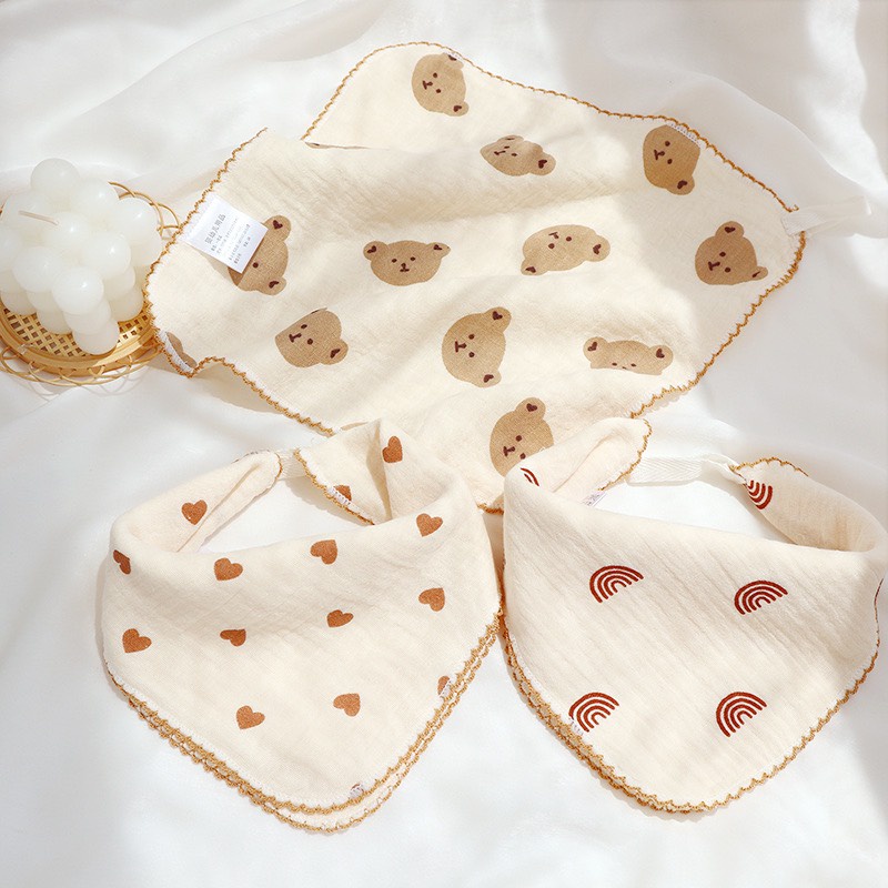 K3 - Set 5c khăn sữa muslin HQ cho bé