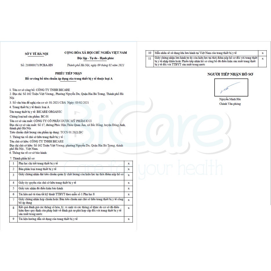 Nước Tắm Thảo Dược BiCare Organic 250ml Cho Trẻ Sơ Sinh