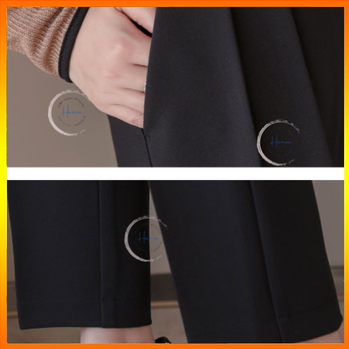 Quần Baggy Nữ Dập Ly Chất Tuyết Mưa Cạp Cao 3 Cúc Đứng Form Siêu Hack Dáng Bigsize 35-100kg