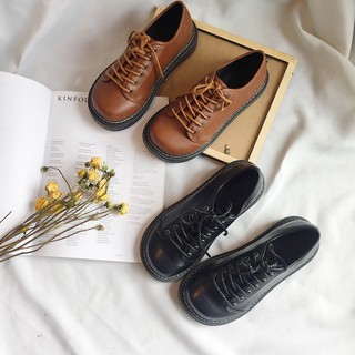 Giày Ulzzang Harajuku nữ da mềm