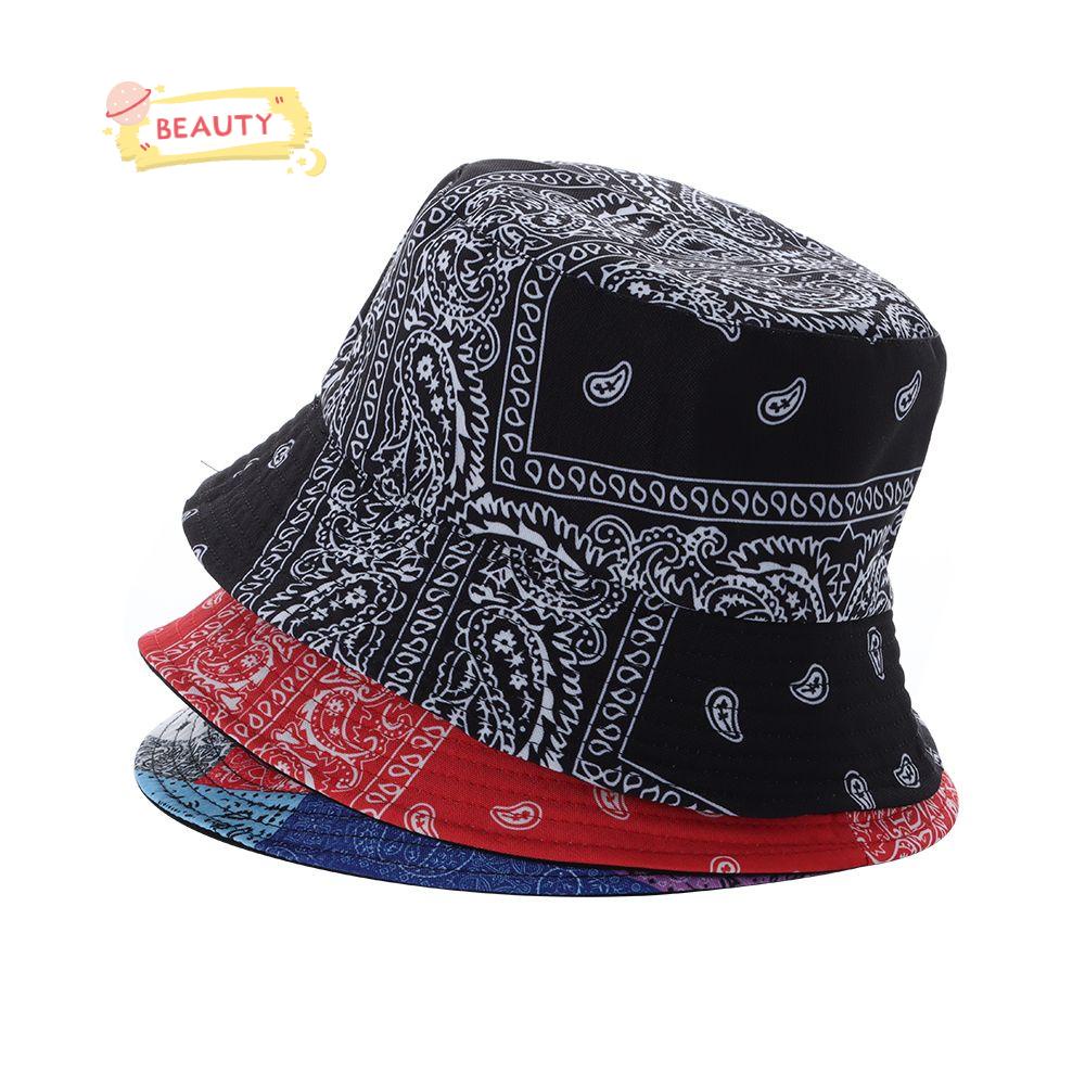 Mũ Bucket In Họa Tiết Paisley Thời Trang Đi Biển Cho Nam Và Nữ