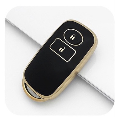 Ốp Khóa Xe Toyota Raize , Veloz , Avanza New Mạ Vàng Cao Cấp Thế Hệ Mới - Vỏ Bọc Chìa Khóa Toyota Raize , Veloz , Avanza