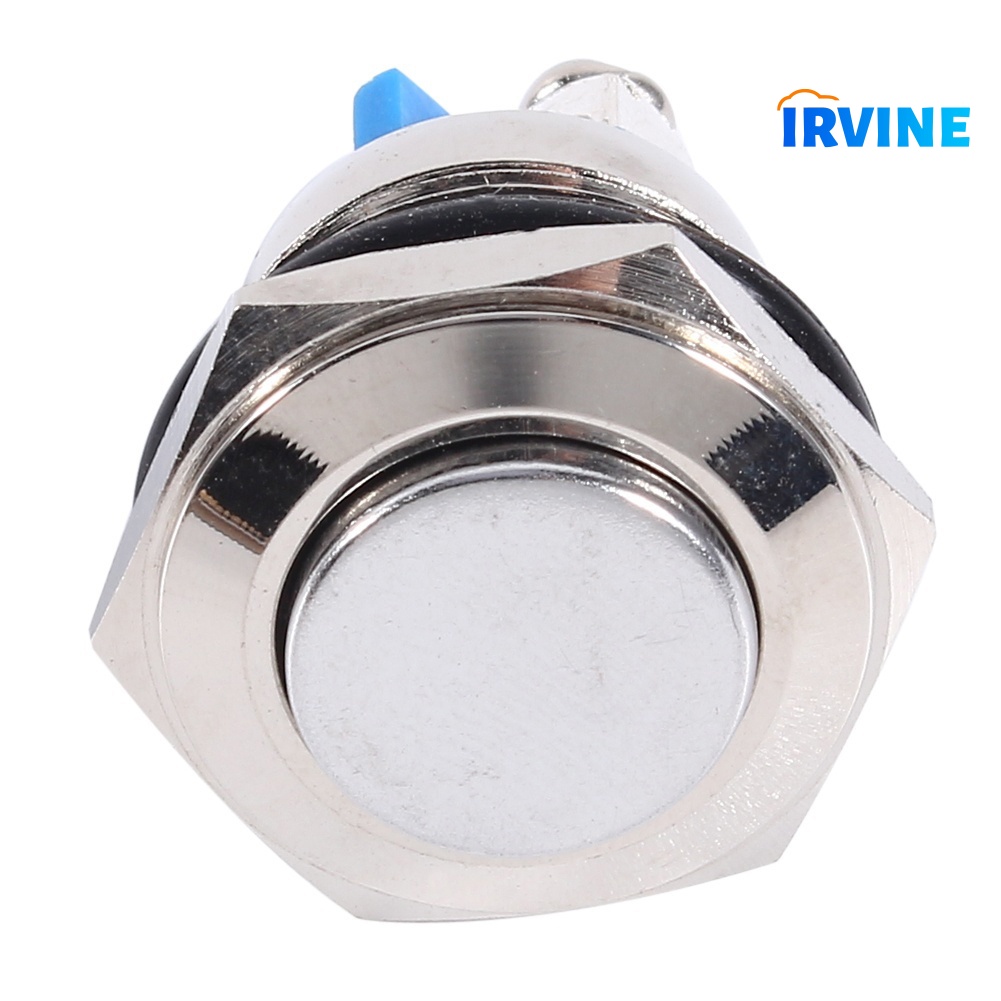 Công Tắc Nhấn / Tắt Còi Xe Hơi Bằng Kim Loại Chống Nước 12V 16mm