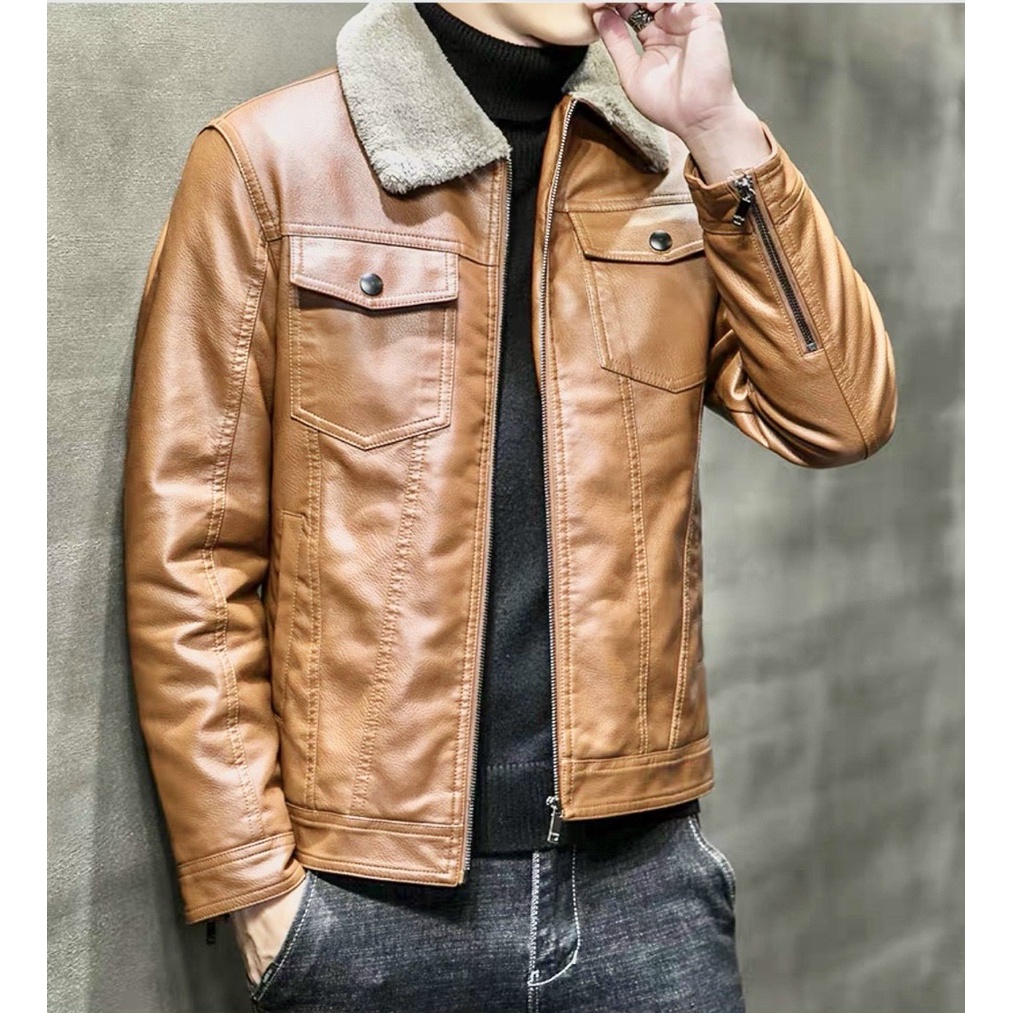 Áo khoác da nam cao cấp,áo khoác mùa đông