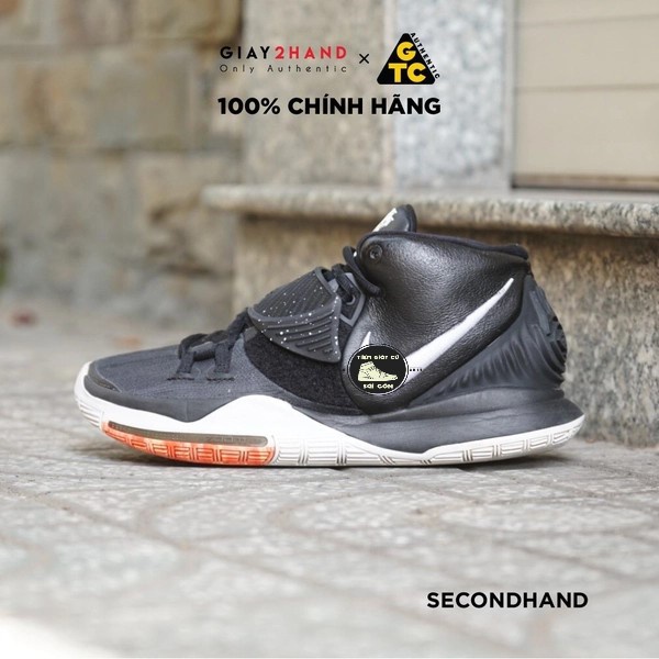 KYRIE 6 EP JET BLACK BQ4631-001  SECONDHAND CHÍNH HÃNG 100%