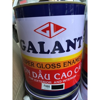 Sơn dầu cao cấp Galant màu đen 510