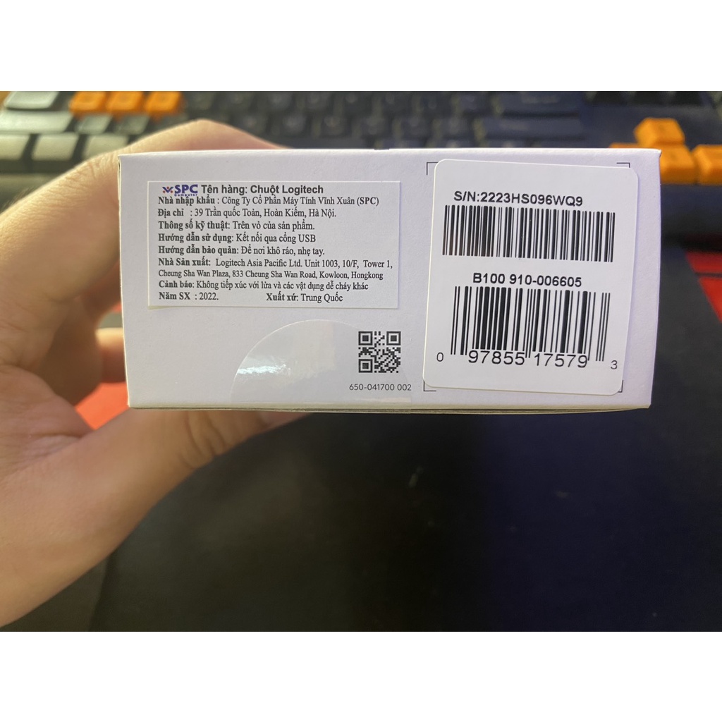 Chuột Máy Tính LOGITECH B100 - Văn Phòng - Chính Hãng 100% - Bảo hành 36 tháng