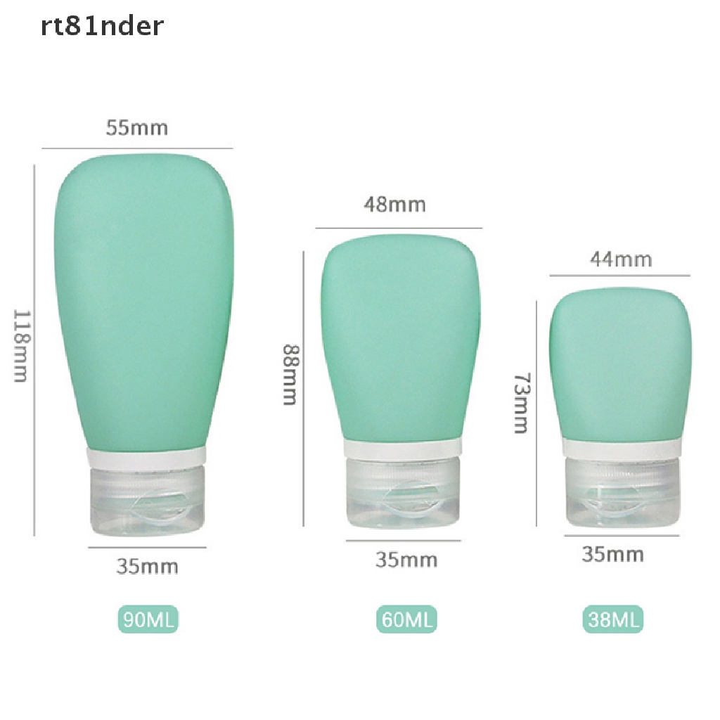 Hộp Silicone Đựng Mẫu Thử Dầu Gội / Kem rt Tiện Dụng Mang Theo Du Lịch