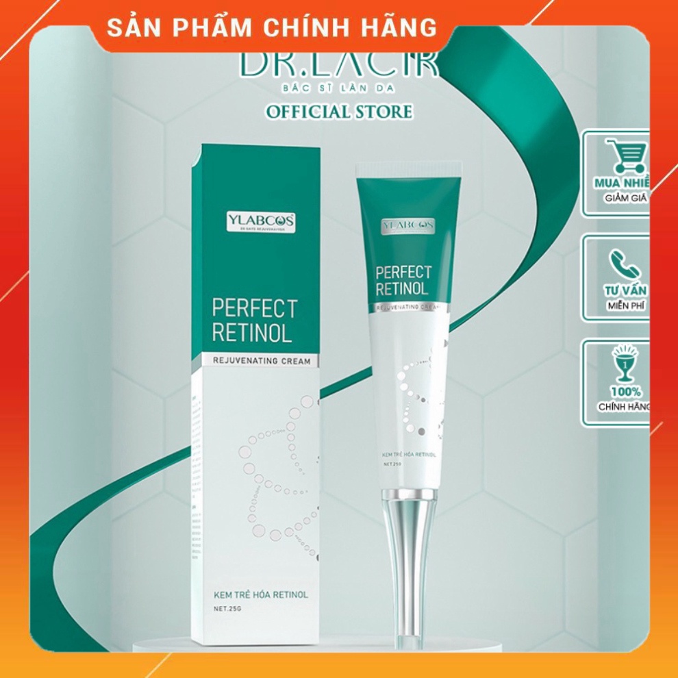 Kem trẻ hóa, và serum tươi mới Retinol Dr.lacir DR67