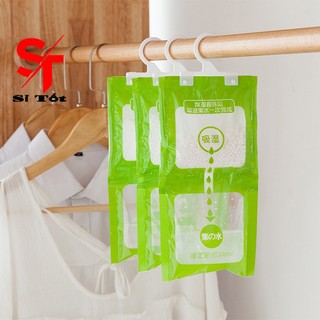 Túi hút ẩm 2 ngăn, chống ẩm chống mốc có móc treo đa năng siêu hút ẩm cực tốt