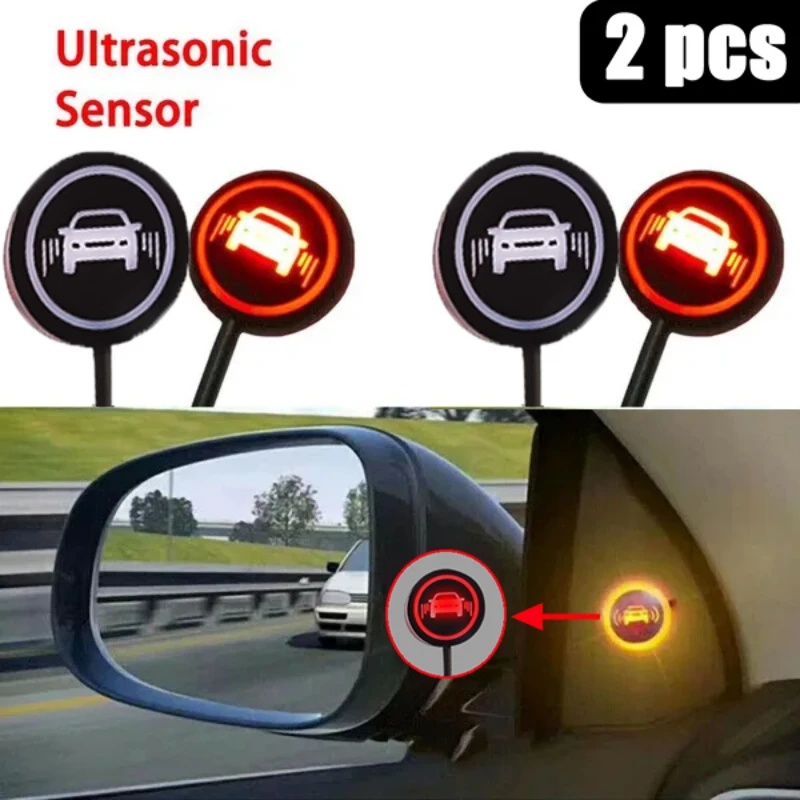 Set 2 Đèn Cảnh Báo Điểm Mù Cho Xe Hơi Có Cảm Biến Đảo Chiều