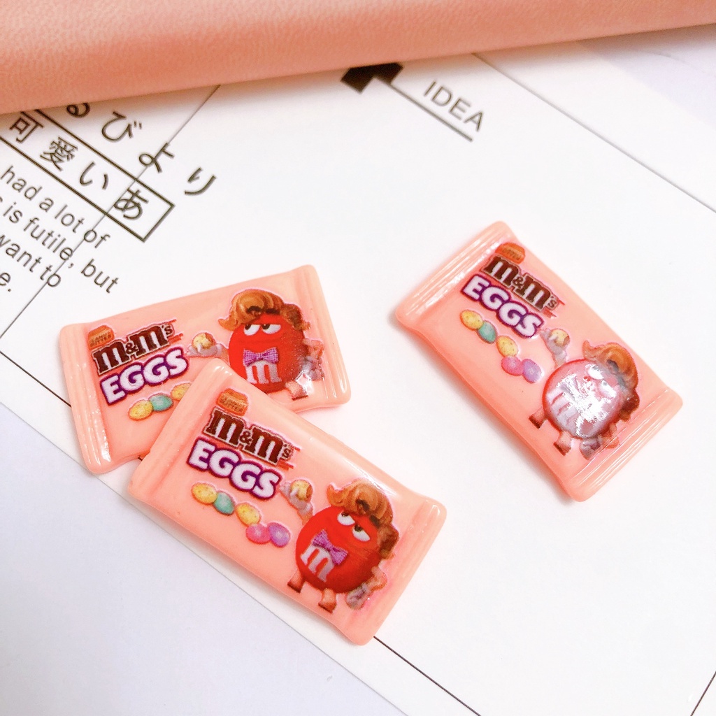 Ghim Trang Trí Giày Crocs Hình Hạt Đậu M M M M / Đậu Jibitz / Kẹo / Socola Dễ Thương Cho Bé