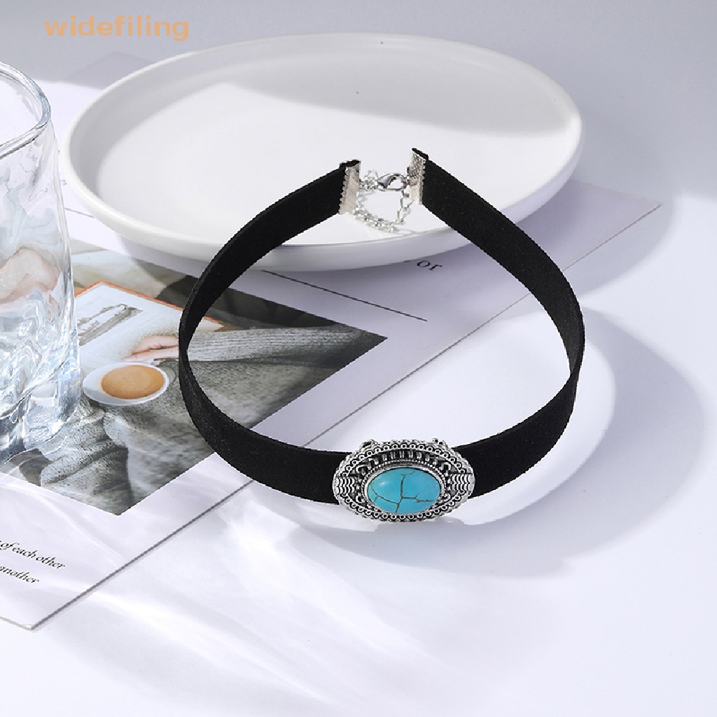Vòng Cổ Choker Nhung Đen Nhiều Lớp Phong Cách Gothic Cổ Điển Cho Nữ