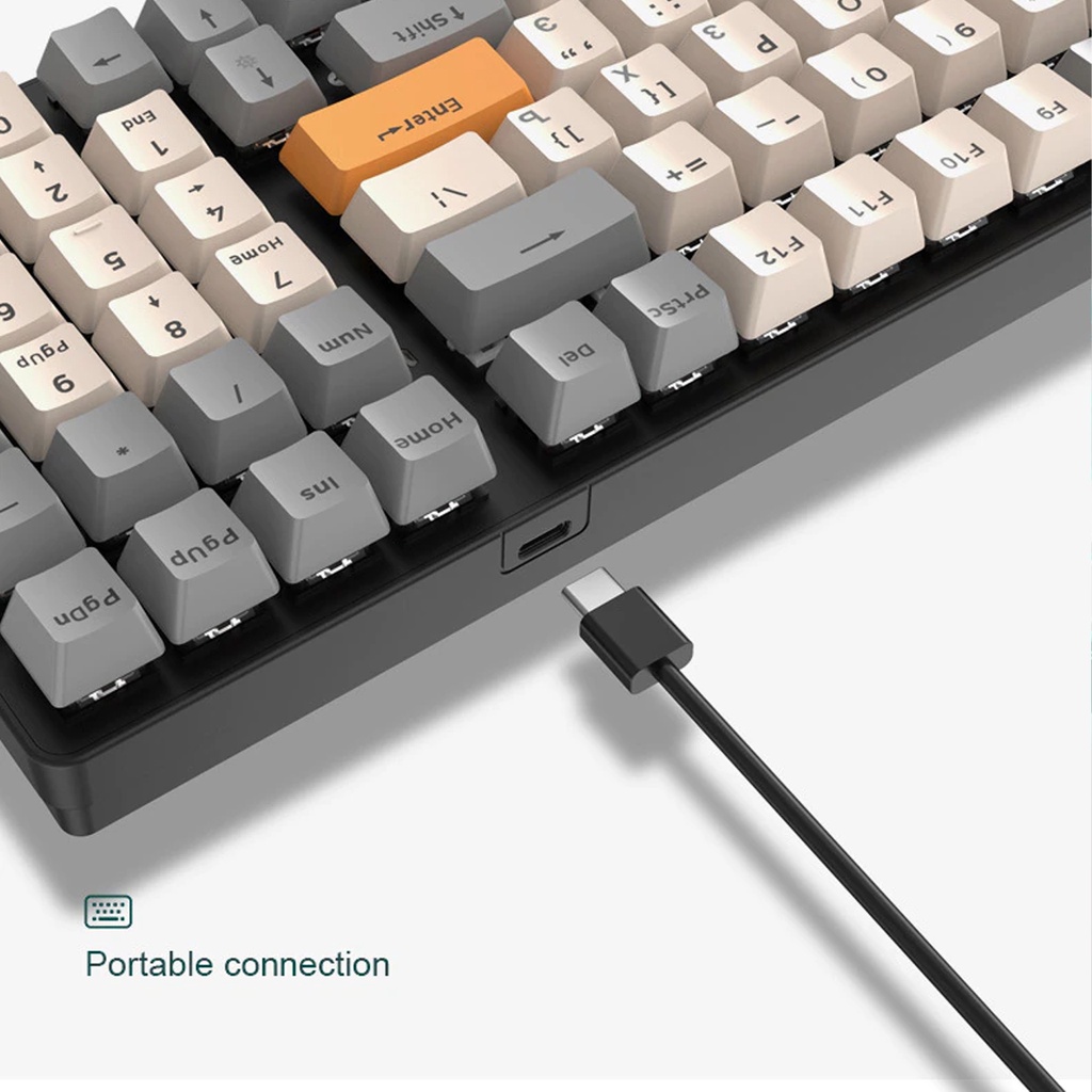 Bàn Phím CƠ ZIYOU K3 Cao Cấp, Phím Gõ Êm, Led rainbow 10 Chế Độ Led Dùng Cho Máy Tính, PC, Laptop -dc4960