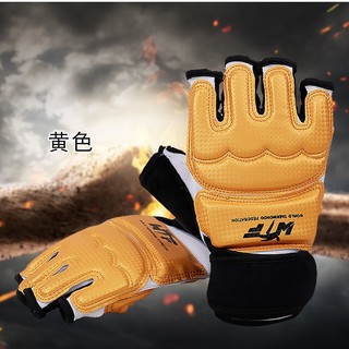 Găng tay hở ngón tập luyện taekwondo / boxing dành cho trẻ em và người lớn