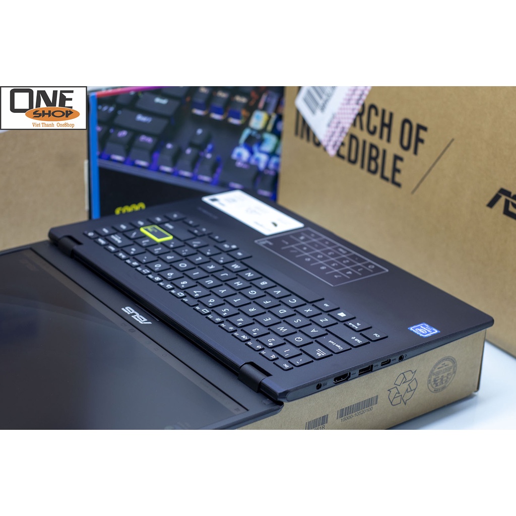 Laptop Asus Vivobook E410 bảo hành chính hãng 12 tháng, intel N4020/ Ram 4Gb/ SSD Mvme 512Gb/ 14'' IP