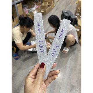 Dũa móng OPI 100/180 dũa nail có phân loại 10 cái và 1 cái