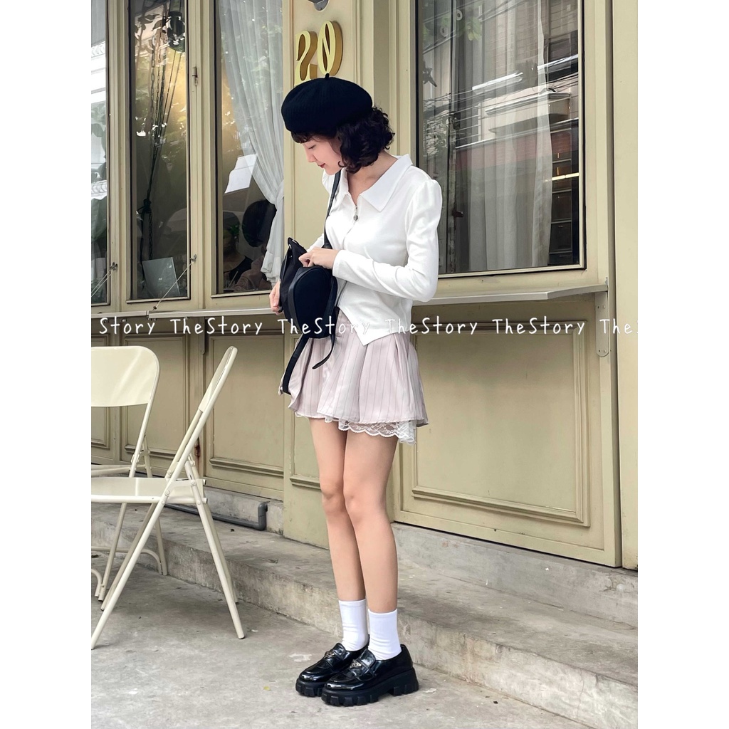 Áo polo zip tăm  A2802