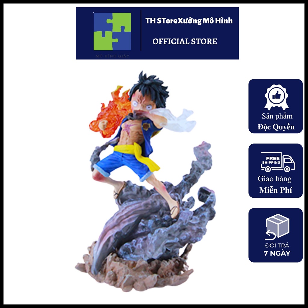 Mô hình One Piece Lufffy gear 3 chuyển đổi trạng thái Gear 4, Figure One Piece