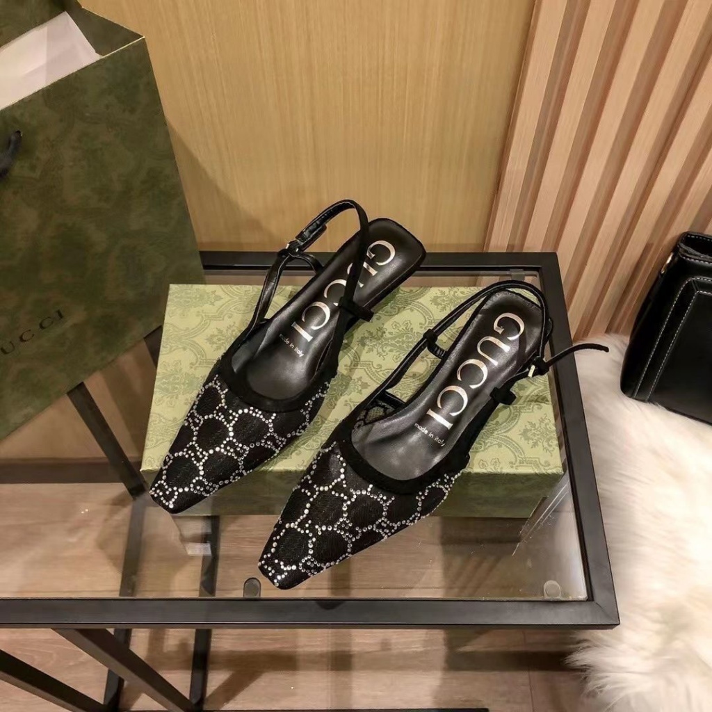 Giày Sandal Hở Ngón Gót Thấp Hở Ngón 23 Mẫu Phong Cách Mới Cho Nữ