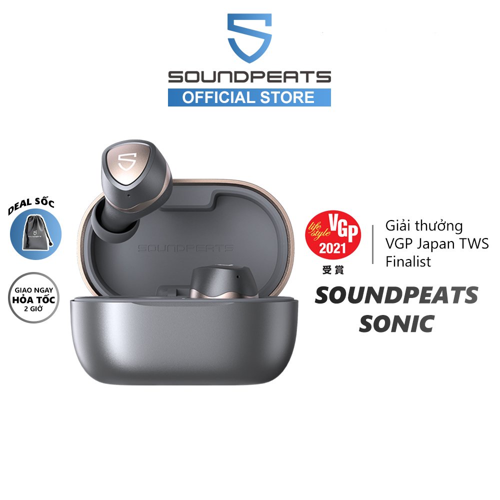 Tai nghe True Wireless SoundPEATS Sonic Mirroring Bluetooth 5.2