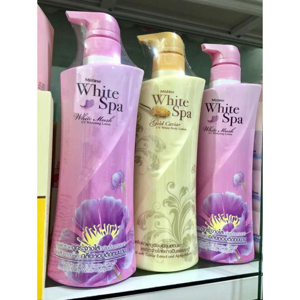 Kem dưỡng da toàn thân Mistine White Spa Lotion 400ml