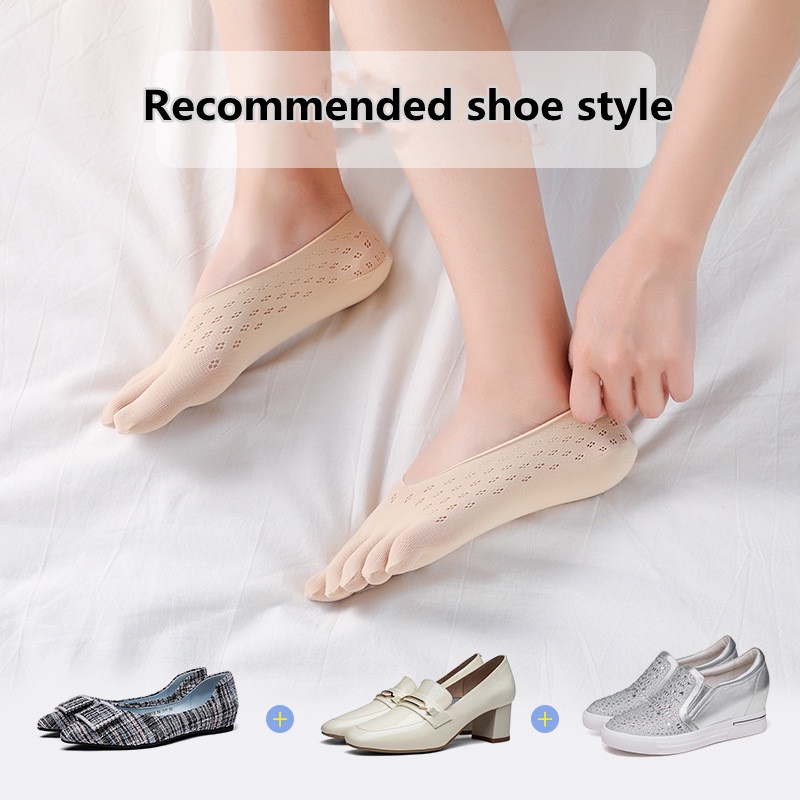 Vớ Nhung Năm Ngón Thoáng Khí Chống Trượt Phong Cách Mới