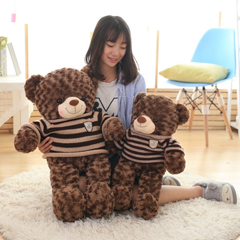 Thú gấu nhồi bông, gối ôm Teddy to bự đủ kích thước 60cm, 75cm, 1m, 1m2 ,1m4, làm quà tặng siêu dễ thương- Hadongshop.vn
