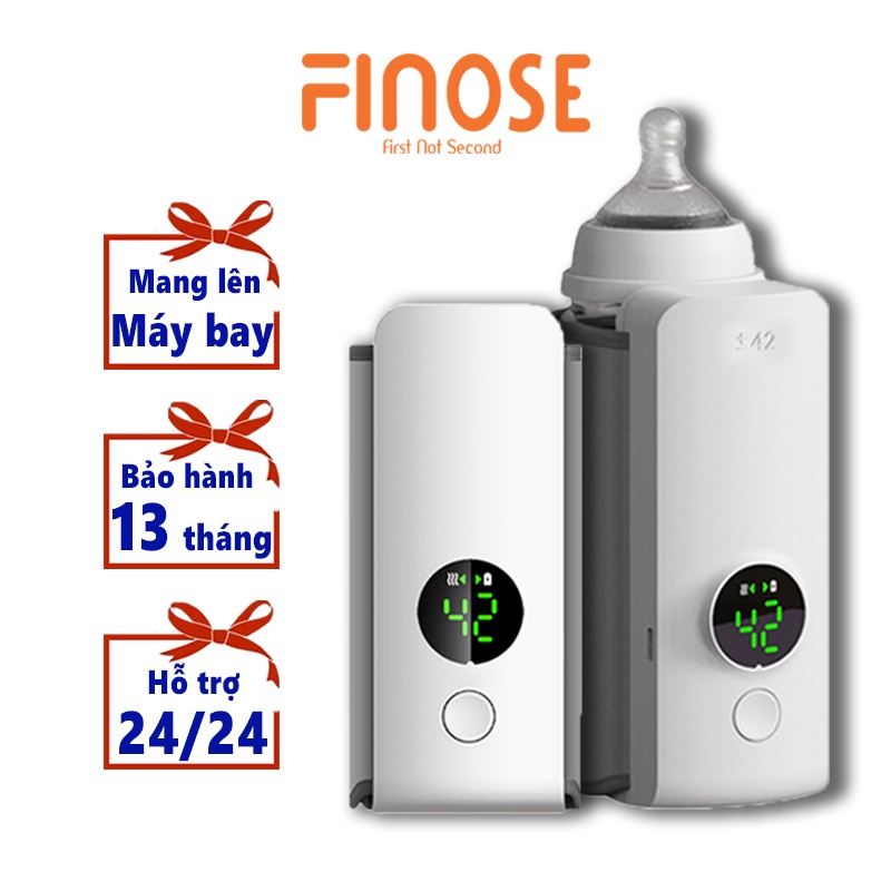 Máy Hâm Sữa Cầm Tay FINOSE LAS02 - Dung Lượng Pin 6000mAh