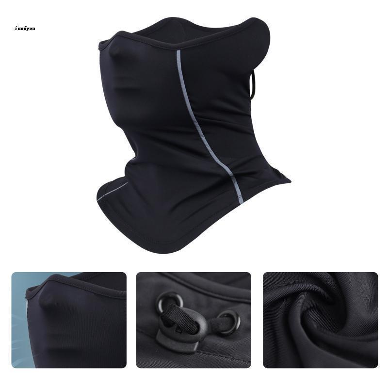 ✿ Khăn Trùm Mặt Nửa Cổ Bằng Nylon Đa Ứng Dụng Cho Hoạt Động