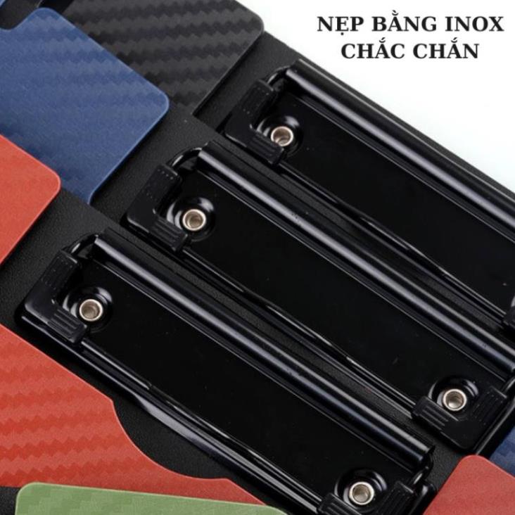 Bìa kẹp tài liệu trình ký đơn đôi a4 cao cấp kẹp file tài liệu nhiều màu kẹp trình ký văn phòng phẩm