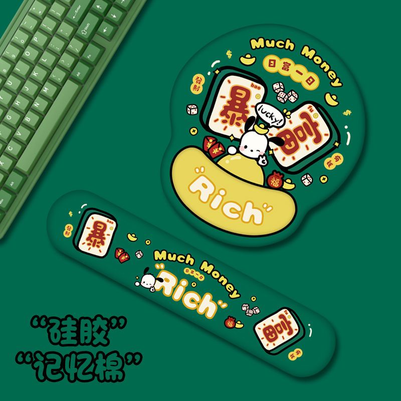 Tấm Lót Chuột Bằng Silicone Họa Tiết 3D Dành Cho Văn Phòng