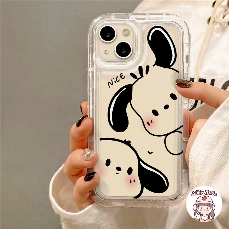 Ốp Điện Thoại TPU Mềm Trong Suốt Chống Mồ Hôi In Hình Pochacco Hoạt Hình Dễ Thương Cho IPhone 14 Pro Max 13 12 11 Pro Max
