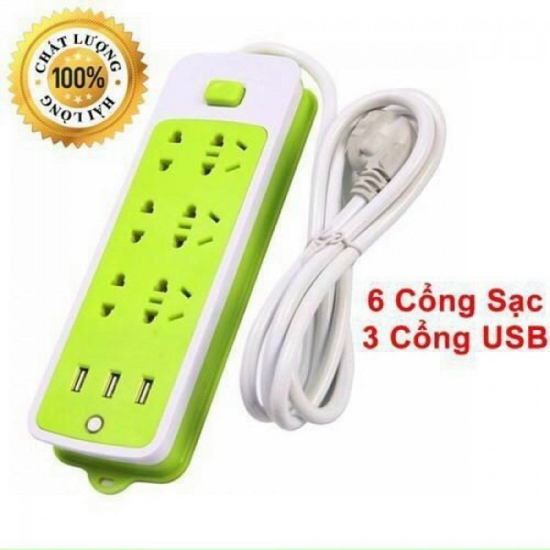 Ổ ĐIỆN CHỐNG GIẬT THÔNG MINH- 12 ổ cắm (Tím)