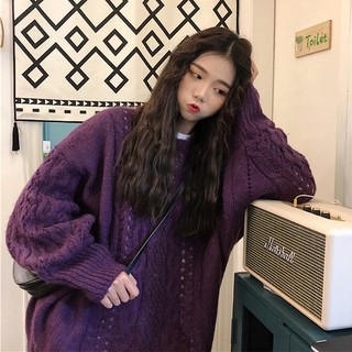 [ORDER] Áo len gân vặn thừng Form rộng Style Korea (ORDER) - Có ảnh thật