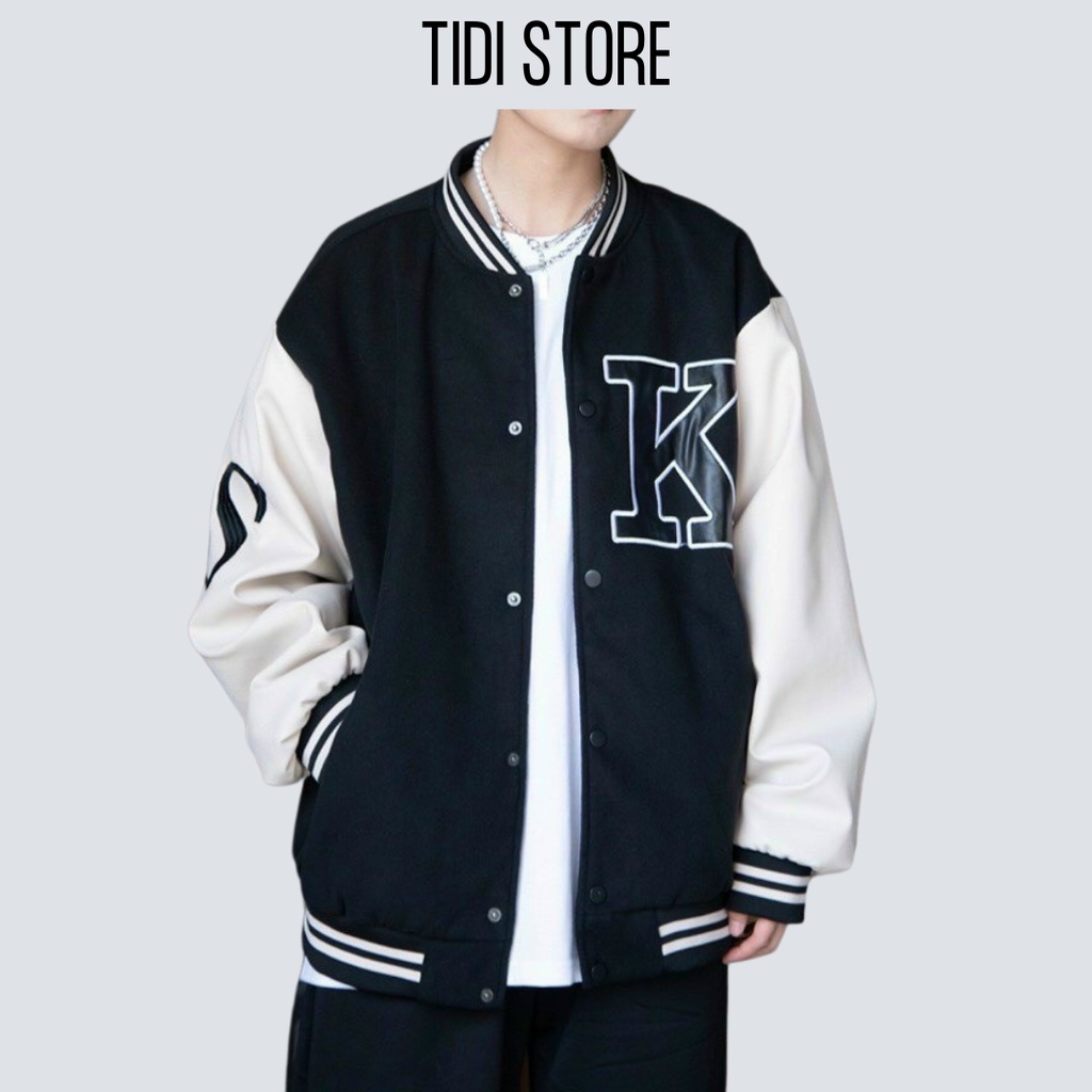 Áo khoác bomber dù 2 lớp unisex nam nữ form rộng trẻ trung BBZ11